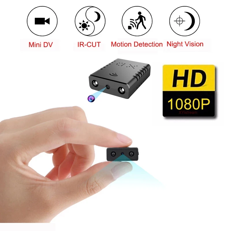 Full HD 1080p Mini Geheimkamera XD Nachtsichtkamera IR-CUT Home Security Kamera HD Videorecorder Image