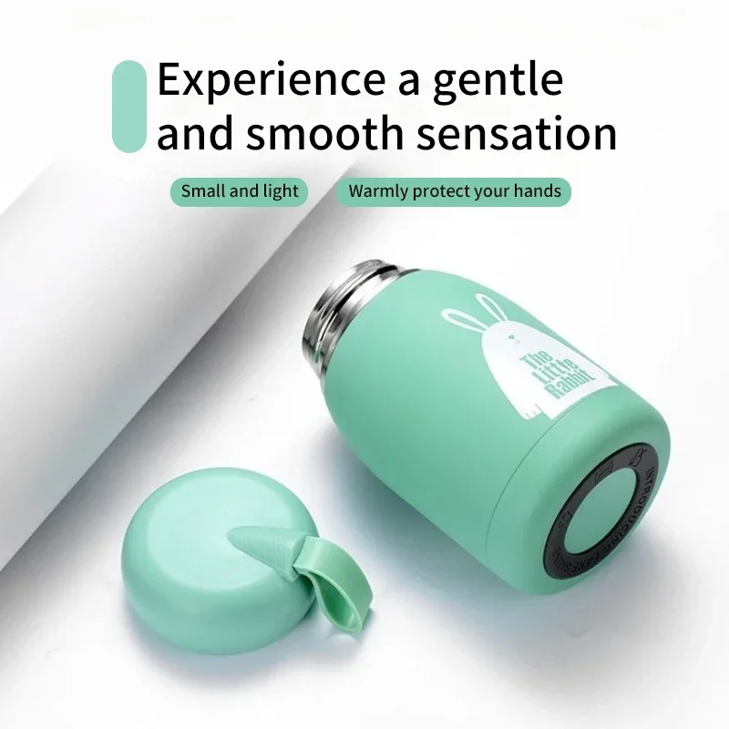 Hochästhetischer Thermobecher aus Edelstahl 304, großer Bauch, isolierter Kaffeebecher für Büro, Paare, Wasserflasche, Wasserflaschen Image