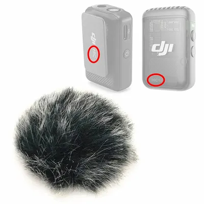 Mikrofon Windschutzscheibe Outdoor Abdeckung Windschutzscheibe Muff Windschutz Deadcat für DJI MIC MIC2 MIC MINI Pocket3 Sender Wireless