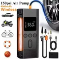 Pompe à Air sans fil 150psi, gonfleur de pneus électrique Portable pour voiture, vélo, moto, compresseur d'air, injecteur, accessoires de vélo