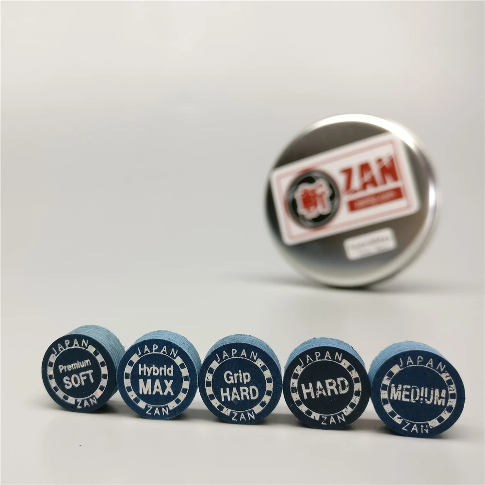Punte per stecche da biliardo Zan Tip Premium 14mm Giappone Zan Plus Punte per stecche da biliardo professionali originali e stecche da biliardo Accessori da biliardo