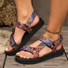 Sommer Flache Ferse Seil Set Fuß frauen Schuhe Plattform Strand Outdoor Casual Hausschuhe Große Größe frauen Sandalen