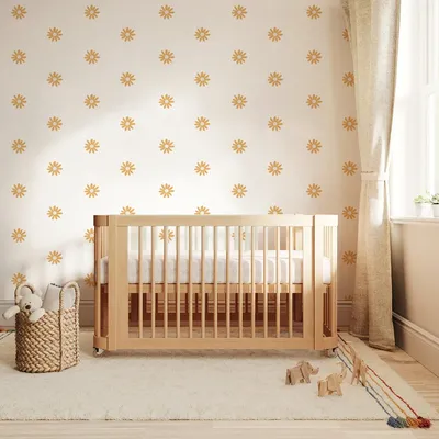 Gelbe Gänseblümchen-Wandaufkleber für Kinderzimmer, Wohnzimmer, abnehmbare Baby-Kinderzimmer-Tapete, Heimdekoration, Mädchenzimmer, Inneneinrichtung Image