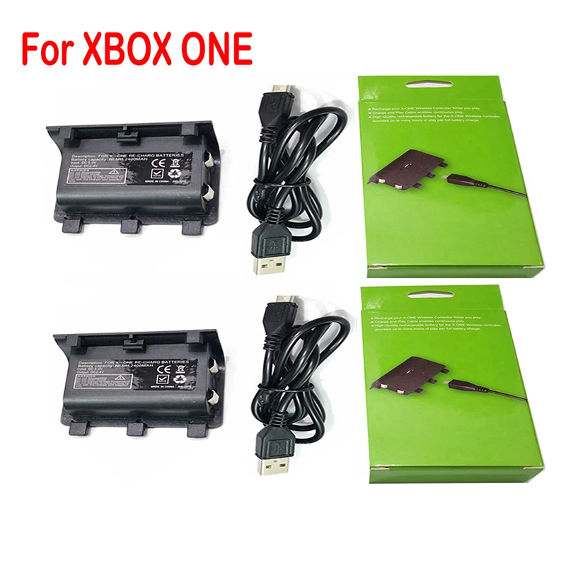 2400mAh Rechargeable Battery For XBOX ONE Controller Replacement Batteries for Xbox one Wireless Gamepad Backup Battery Pack