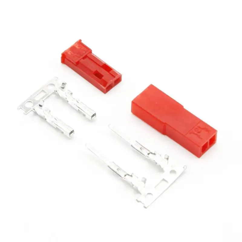 10/20/50/100 Sets 2 Pin JST Rot Stecker Stecker 2,54mm Männlich Weiblich Gehäuse Crimp Terminal Stecker JST SYP 2P für RC Lipo Batterie Image