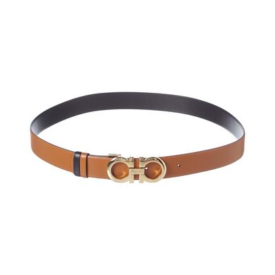 Salvatore Ferragamo Gancini Buckle Reversible & Adjustable Leather Belt