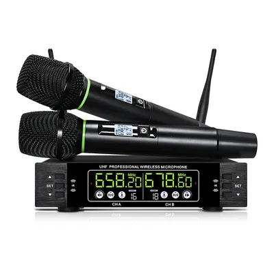 Professional wireless microphone with one to two charging handheld home KTV performance singing microphone