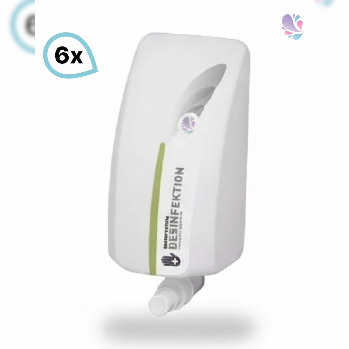 Blanc HYGIENIC Hautdesinfektion, Händedesinfektion Lavela, 6x1-Liter Kartuschen 12.000 Anwendungen je SET Image