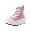 Sneaker CONVERSE "CHUCK TAYLOR ALL STAR MOVE PLATFORM", Gr. 30, cliffside rose, weiß, schwarz, Textil, sportlich, Schuhe