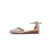 Espadrille VISCATA "Montroig", Damen, Gr. 40, beige, Textil, elegant, Schuhe, mit elegantem Knöchelriemen