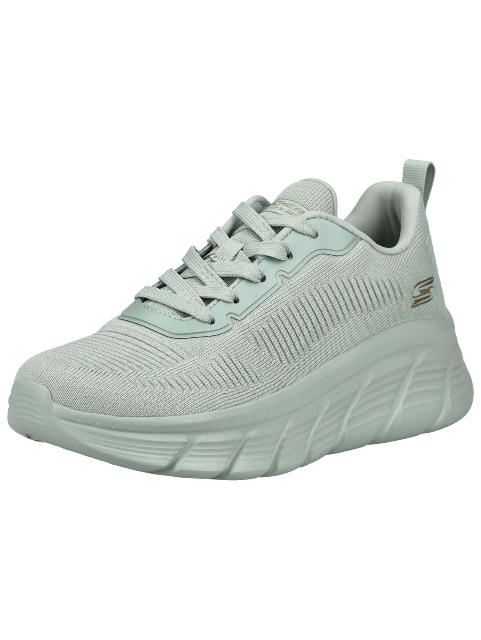 Sneaker SKECHERS "Skechers Sneaker Textil", Damen, Gr. 38, grün, Textil, Schuhe Sneaker