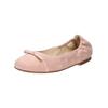 Ballerina HÖGL "Högl Ballerinas Leder", Damen, Gr. 38,5, rosa (powder), Leder, casual, Schuhe