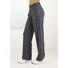 Loungepants FRENCH CONNECTION, Damen, Gr. 32/34, N-Gr, grau (anthrazit), Obermaterial: 70% Viskose, 25% Polyamid, 5% Elasthan, unifarben, bestickt, modisch, bequem lang, Hosen, mit Druckknöpfen seitlich am Bein