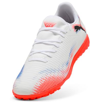 Fußballschuh PUMA "FUTURE 8 PLAY TT", Gr. 42,5, puma weiß, puma schwarz, glowing rot, Synthetik, sportlich, Schuhe, für synthetische Hartplätze Image