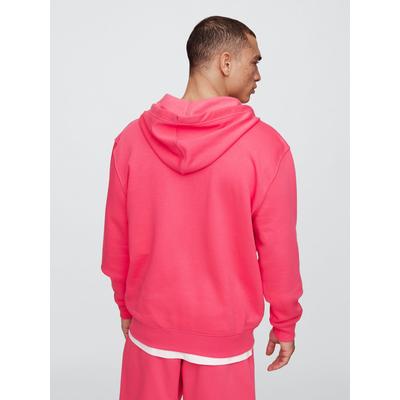 Gap Pink Zip Up Arch Logo Hoodie