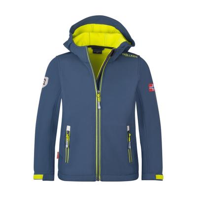 Trollkids - Kid's Trollfjord Jacket - Softshelljacke Gr 104 blau Image