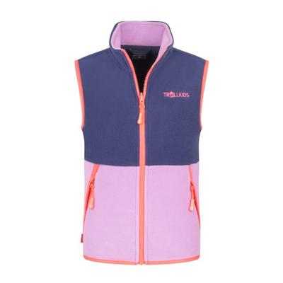 Trollkids - Kid's Kjerag Vest - Fleeceweste Gr 110 rosa Image