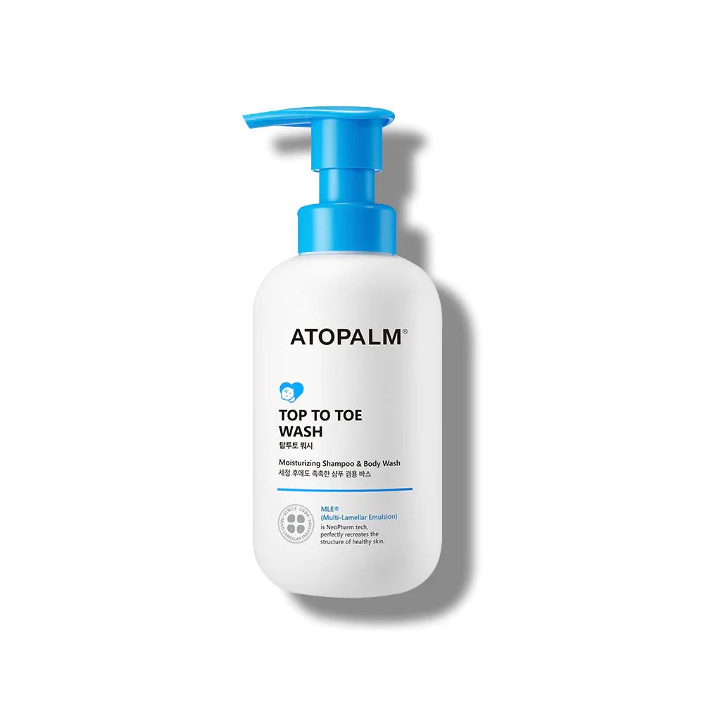 ATOPALM Top To Toe Wash – Gel doccia delicato per corpo e capelli 300