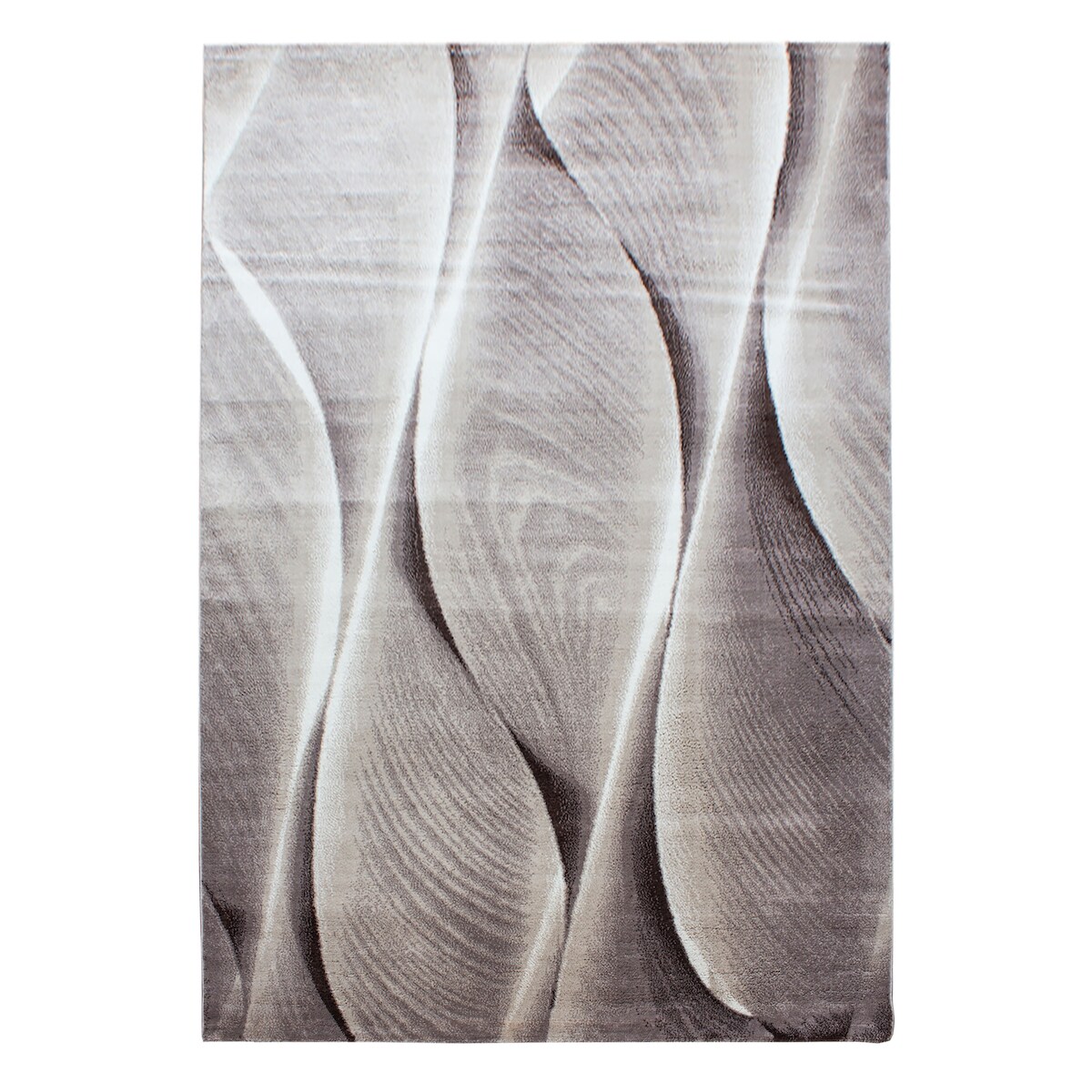 Teppich Flur Ombre Pflegeleicht Waschbar Strapazierfähig Wohnzimmer Schlafzimmer Schadstoffgeprüft Braun 80x150 cm – DRAU von Kadima Design Image