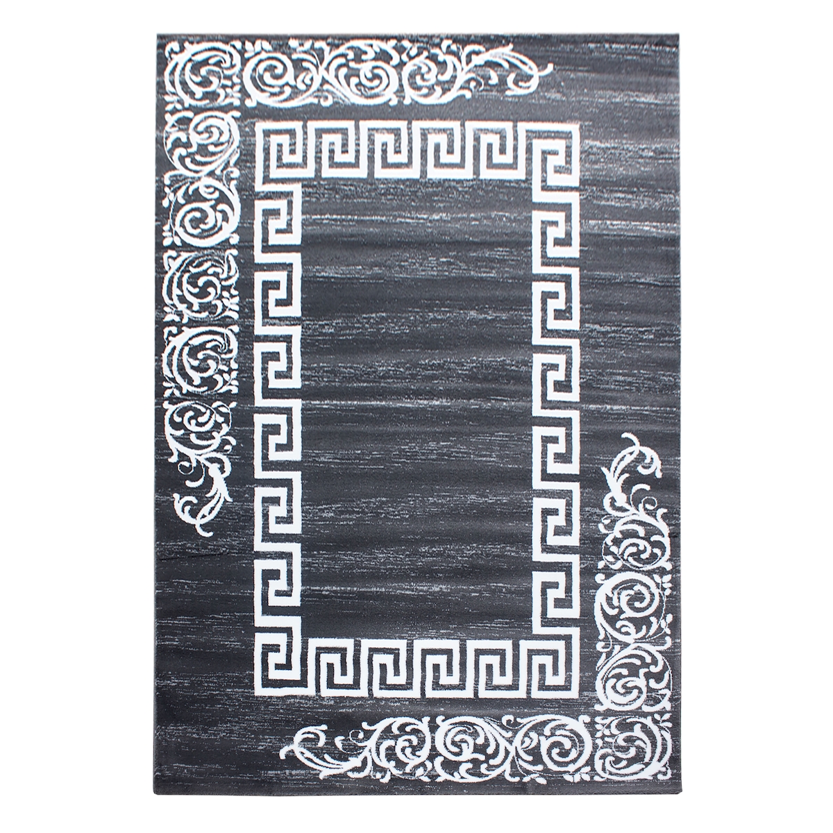 Teppich Waschbar Klassisch Modern Strapazierfähig Esszimmer Flur Grau 160x230 cm OEKO-TEX Fußbodenheizung geeignet – ASPEN von Kadima Design Image