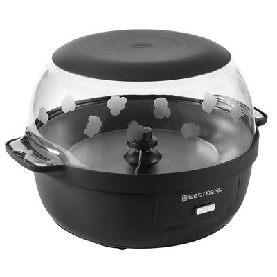 West Bend PCWBSCBK13 6 qt Stir Crazy Popcorn Maker - Black, 120v