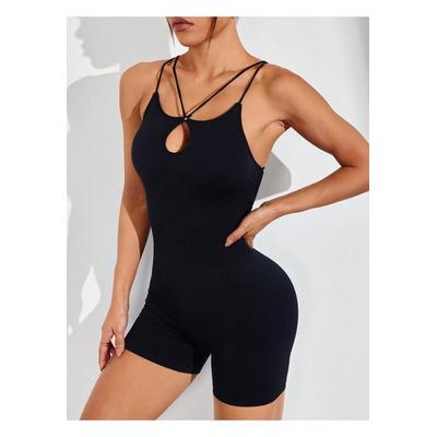 Spaghettitrager Crisscross Strampler mit moderatem Stretch Image