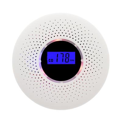 Rauchmelder Kohlenmonoxid-Detektor Combo mit digitaler Anzeige und Sound Light Alarm, 2-in-1 Image