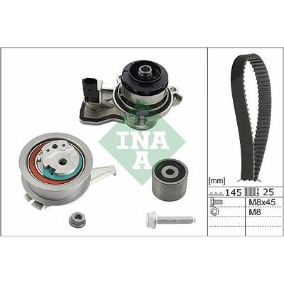 Schaeffler Ina Wasserpumpe + Zahnriemensatz [Hersteller-Nr. 530066530] für Audi, Seat, Skoda, VW Image