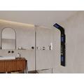 Colonna doccia termostatica a LED nera - FELICITA