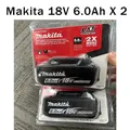 Makita Originale 18V Makita 6000mAh Batteria ricaricabile agli ioni di litio 18v trapano Batterie di ricambio BL1860 BL1830 BL1850 BL1860B