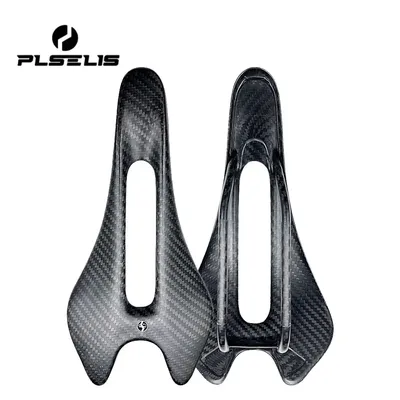 PLSELIS new road car high-end carbon fiber lightweight short nose breathable hollow hot selling Q elastic comfortable saddle3005