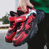 Kinder Turnschuhe Jungen Tennisschuhe Bequeme Mesh Schuhe Leichte Outdoor Kinder Sport Wandern Schwarz Blau Schuhe Größe 27-37