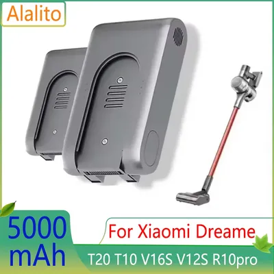 Ersatzakku für Xiaomi Dreame T10 T20 V16S V12S R10pro Akku-Staubsauger, wiederaufladbarer Li-Ionen-Akku, 25,5 V, 5000 mAh Image