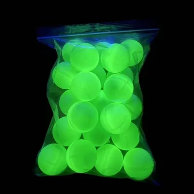 20 Pack Glow Dark Table Tennis Pingpong Bulk 40mm für Spiel Image