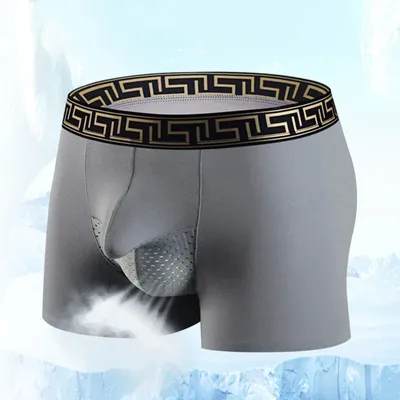 Herrenunterwäsche, Unterhose, Herrenhöschen, Modal, weich, atmungsaktiv, bequem, U-konvex, 3D-Beutel, Herren-Boxershorts, Boxershorts, L-4XL Image