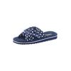 Badepantolette CLASSIC BASICS, Gr. 41, blau (marine), Synthetik, modisch, Schuhe Pantolette