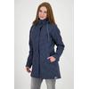Softshellmantel DEPROC ACTIVE "TWIN PEAK DOTS WOMEN", Damen, Gr. 36 (S), blau (navy), 96% Polyester; 4% Elasthan, casual, Langarm Windstopperbündchen mit verstellbarem Klettverschluss,mit Schneefang,mit Daumenlöchern, Mäntel, auch in Großen Größen...