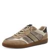 Slip-On Sneaker TAMARIS, Damen, Gr. 42, gold (goldfarben kombiniert), Lederimitat, metallic, sportlich, Schuhe, Freizeitschuh, Halbschuh, Schlupfschuh in veganer Verarbeitung