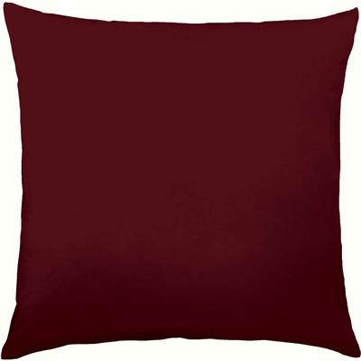 Kissenbezug KAEPPEL "Uni Mako-Satin, 100% Baumwolle", rot (burgund), B:40cm L:80cm, Baumwolle, Obermaterial: 100% Baumwolle, Kissenbezüge, Kissenhülle in vielen schönen Farbtönen mit Reißverschluss Image