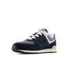 Sneaker NEW BALANCE "574", Gr. 36, bunt (schwarz, blau a), Leder, sportlich, Schuhe