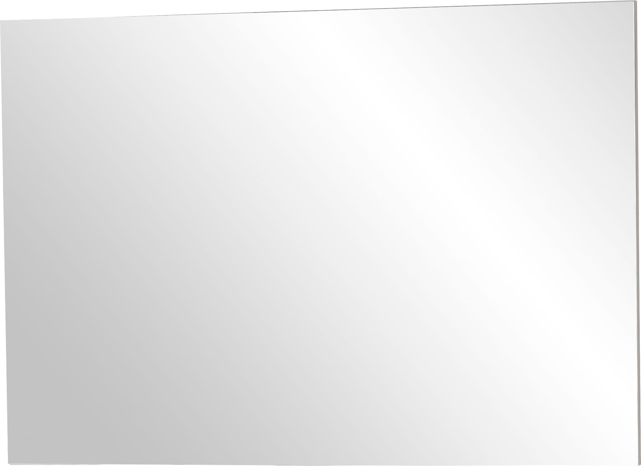 Spiegel GERMANIA "Topix", grau (steingrau), B:87cm H:60cm T:3cm, Glas, Holzwerkstoff, Spiegel Image