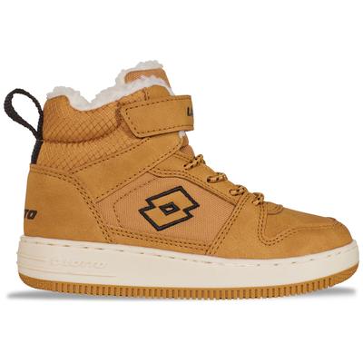 Sneaker LOTTO, Kinder, Gr. 26, wheat, schwarz, Synthetik, Textil, sportlich, Schuhe, - mit kuschelig-warmem Teddyfutter Image