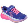 Sneaker SKECHERS "WAVE 92", Kinder, Gr. 30, bunt (navy multi), Lederimitat, Textil, kontrastfarbene Details, sportlich, Schuhe, Halbschuh mit Klettverschluss, Größenschablone zum Download