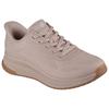 Slip-On Sneaker SKECHERS "BOBS SQUAD 4", Damen, Gr. 37, beige (natur), Mesh, Synthetik, sportlich, Schuhe, Slipper, Freizeitschuh, Halbschuh mit Memory Foam