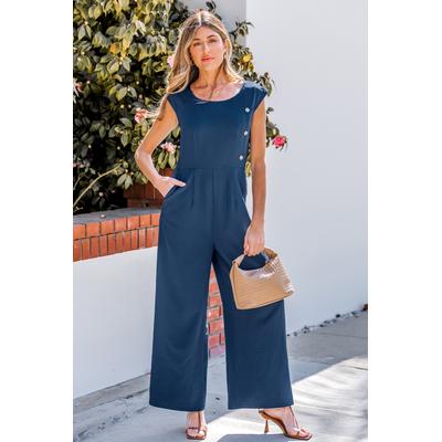Power Pose Blue Jumpsuit