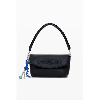 Medium 3D logo flap bag