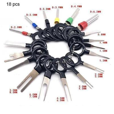 Terminal Removal Tool Kit for Automotive Wire Harness Terminal Extractor Connector Pin Remover Electrical Terminal Disassembly Tool Durable and Easy to Use