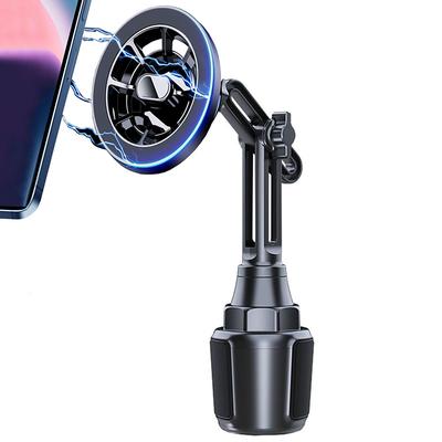 Upgraded for MagSafe Cup Holder Charger, MagSafe Car Mount Charger 15W Fast Charging with Adjustable Gooseneck for iPhone 16 15 14 13 12 Pro Max Plus Mini MagSafe Case