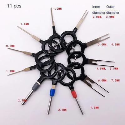 Terminal Removal Tool Kit for Automotive Wire Harness Terminal Extractor Connector Pin Remover Electrical Terminal Disassembly Tool Durable and Easy to Use
