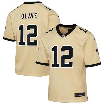 New Orleans Saints Nike Game Ausweichtrikot - Gold - Chris Olave - Jugendliche Image
